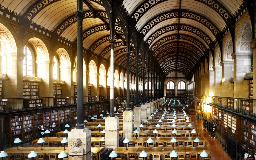 Bibliothèque Sainte-Geneviève, Fransa